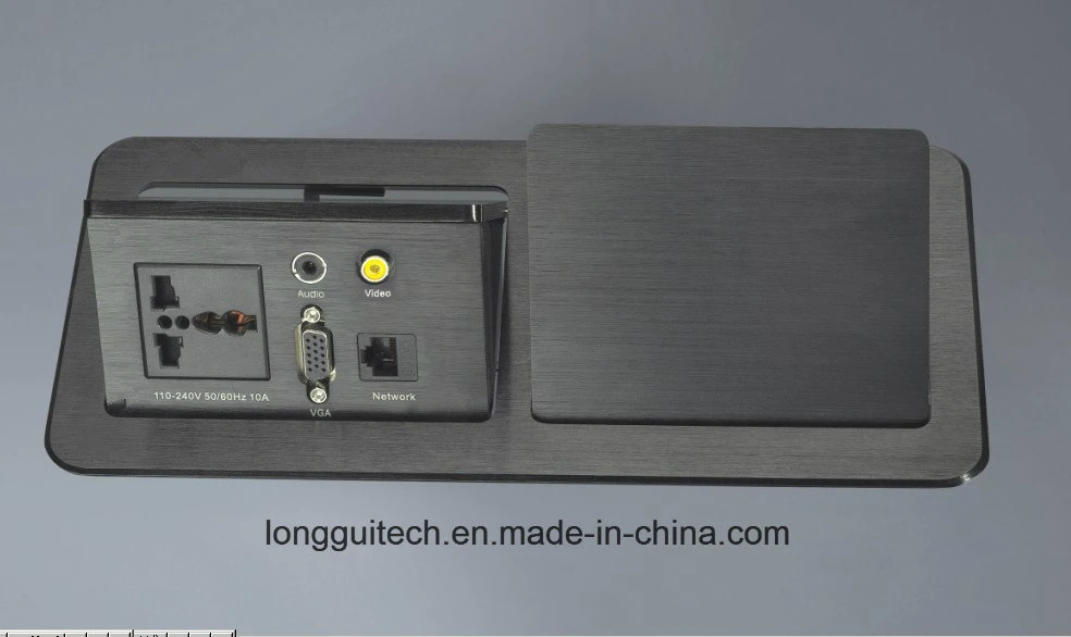 Dual Panel Desktop Pop -up Socket Lgt-304