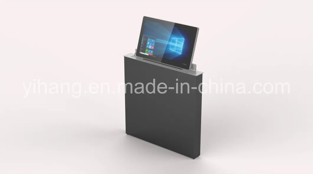 Motorized Retractable Touch Monitor for Integrated Into Meeting Room Table