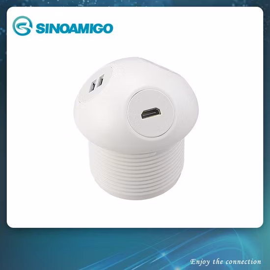 Optional a+C Type Round Desktop Socket Outlet