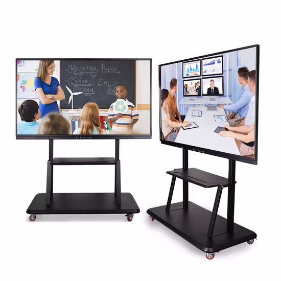 Motorized Retractable Touch Monitor for Integrated Into Meeting Room Table
