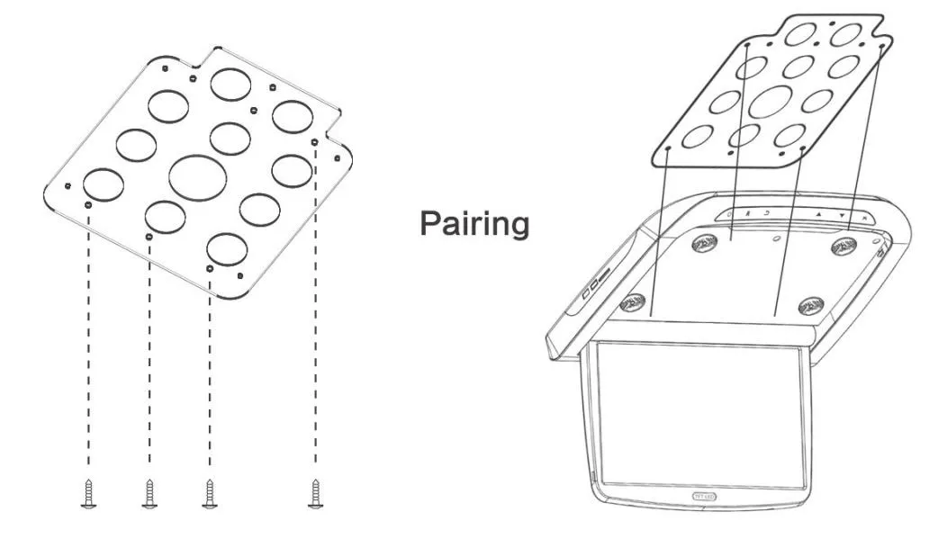 Paperless Conference System Intelligent Motorized Flip up LCD Monitor